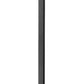 Z-Lite Beacon 568PHXLS-536P-BK 3-Light Candelabra Black Aluminum Frame Clear Beveled Glass Shade Outdoor Post Mounted Fixture