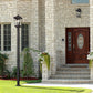 Z-Lite Beacon 568PHXLS-536P-ORB 3-Light Candelabra Oil Rubbed Bronze Aluminum Frame Clear Beveled Glass Shade Outdoor Post Mounted Fixture