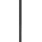 Z-Lite Beacon 568PHXXLR-5010P-BK 4-Light Candelabra Bulb Base Black Aluminum Frame Clear Beveled Glass Shade Outdoor Post Mounted Fixture