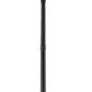 Z-Lite Beacon 568PHXXLR-564P-BK 4-Light Candelabra Black Aluminum Frame Clear Beveled Glass Shade Outdoor Post Mounted Fixture