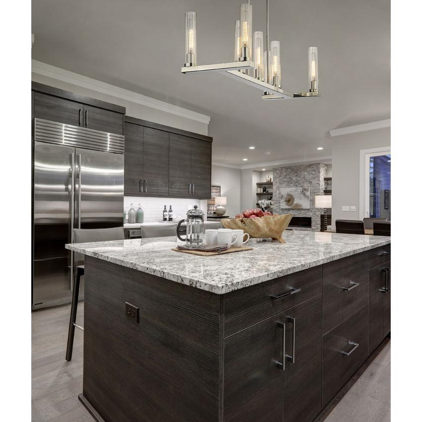 Z-Lite Beau 16" 7-Light Polished Nickel Chandelier With Clear Glass Shade