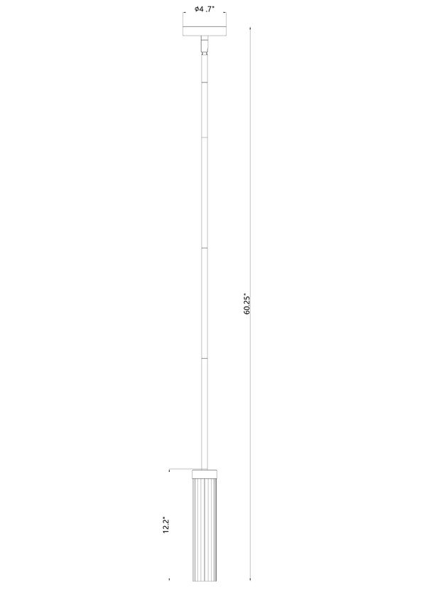Z-Lite Beau 5" 1-Light Brushed Nickel Clear Glass Shade Pendant Light