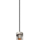 Z-Lite Beau 5" 1-Light Brushed Nickel Pendant Light With Clear Glass Shade