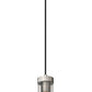 Z-Lite Beau 5" 1-Light Brushed Nickel Pendant Light With Clear Glass Shade