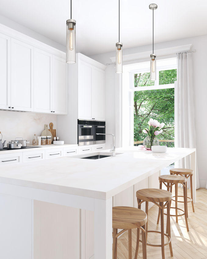 Z-Lite Beau 5" 1-Light Brushed Nickel Pendant Light With Clear Glass Shade