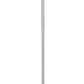 Z-Lite Beckett 6" 1-Light Brushed Nickel Mini Pendant Light With Clear Seedy Glass Shade