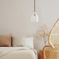 Z-Lite Bella 12" 1-Light Matte Black and Olde Brass Mini Pendant Light With Clear Glass Shade