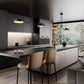 Z-Lite Bellamy 10" 2-Light Matte Black Island Light With Matte Black Outer and Gold Inner Shade