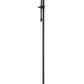 Z-Lite Bellamy 52" Matte Black Steel Floor Lamp With Matte Black and Gold Shade