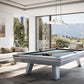 Z-Lite Benoit 44" 1-Light LED-Integrated Brushed Nickel Steel Frame Clear Glass Shade Linear Chandelier