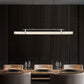 Z-Lite Benoit 56" 1-Light LED-Integrated Brushed Nickel Steel Frame Clear Glass Shade Linear Chandelier