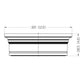 Z-Lite Bentley 12" 1-Light LED-Integrated Modern Gold Steel Frame White Acrylic Shade Flush Mount Lighting