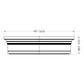 Z-Lite Bentley 16" 1-Light LED-Integrated Modern Gold Steel Frame White Acrylic Shade Flush Mount Lighting