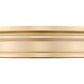 Z-Lite Bentley 20" 1-Light LED-Integrated Modern Gold Steel Frame White Acrylic Shade Flush Mount Lighting