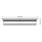 Z-Lite Bentley 20" 1-Light LED-Integrated Modern Gold Steel Frame White Acrylic Shade Flush Mount Lighting