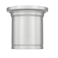 Z-Lite Bentley 8" 1-Light LED-Integrated Brushed Nickel Steel Frame White Acrylic Shade Flush Mount Lighting