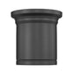 Z-Lite Bentley 8" 1-Light LED-Integrated Matte Black Steel Frame White Acrylic Shade Flush Mount Lighting