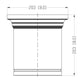 Z-Lite Bentley 8" 1-Light LED-Integrated Modern Gold Steel Frame White Acrylic Shade Flush Mount Lighting