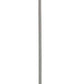 Z-Lite Bohin 5" 1-Light Brushed Nickel Mini Pendant Light With Clear Seedy Glass Shade
