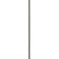 Z-Lite Bohin 5" 1-Light Brushed Nickel Mini Pendant Light With Clear Seedy Glass Shade