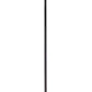 Z-Lite Bohin 5" 1-Light Matte Black Mini Pendant Light With Clear Seedy Glass Shade