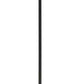 Z-Lite Bohin 5" 1-Light Matte Black Mini Pendant Light With Clear Seedy Glass Shade