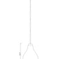 Z-Lite Bon Air 10" 1-Light Matte Black Steel and Clear Glass Shade Pendant Light