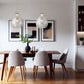 Z-Lite Bon Air 13" 1-Light Modern Gold Steel and Clear Glass Shade Pendant Light