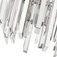 Z-Lite Bova 26" 6-Light Polished Nickel Pendant Light With Clear Crystal Shade