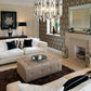 Z-Lite Bova 26" 6-Light Polished Nickel Pendant Light With Clear Crystal Shade