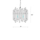 Z-Lite Bova 26" 6-Light Polished Nickel Pendant Light With Clear Crystal Shade