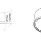Z-Lite Bradley 12" 1-Light LED-Integrated Matte Black and Modern Gold Frosted Plastic Shade Flush Mount Lighting