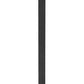 Z-Lite Brookside 10" W x 110" H 1-Light Black Aluminum Clear Beveled Glass Shade Outdoor Post Mounted Fixture