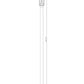 Z-Lite Brookside 10" W x 110" H 1-Light Black Aluminum Clear Beveled Glass Shade Outdoor Post Mounted Fixture