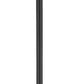Z-Lite Brookside 10" W x 111" H 1-Light Black Aluminum Clear Beveled Glass Shade Outdoor Post Mounted Fixture