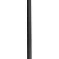 Z-Lite Brookside 10" W x 111" H 1-Light Black Aluminum Clear Beveled Glass Shade Outdoor Post Mounted Fixture