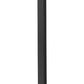 Z-Lite Brookside 10" W x 113" H 1-Light Black Aluminum Clear Beveled Glass Shade Outdoor Post Mounted Fixture