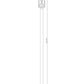 Z-Lite Brookside 10" W x 113" H 1-Light Black Aluminum Clear Beveled Glass Shade Outdoor Post Mounted Fixture