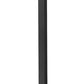 Z-Lite Brookside 10" W x 113" H 1-Light Black Aluminum Clear Beveled Glass Shade Outdoor Post Mounted Fixture