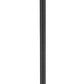 Z-Lite Brookside 10" W x 114" H 1-Light Black Aluminum Clear Beveled Glass Shade Outdoor Post Mounted Fixture