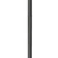 Z-Lite Brookside 10" W x 138" H 1-Light Black Aluminum Clear Beveled Glass Shade Outdoor Post Mounted Fixture