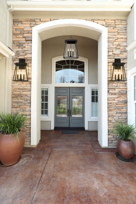 Z-Lite Broughton 13" 4-Light Black Aluminum Outdoor Wall Sconce With Clear Beveled Glass Shade