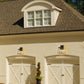 Z-Lite Broughton 9" 1-Light Black Aluminum Outdoor Wall Sconce With Clear Beveled Glass Shade