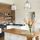 Z-Lite Burren 12" 1-Light Brushed Nickel Pendant Light With Clear Seedy Glass Shade