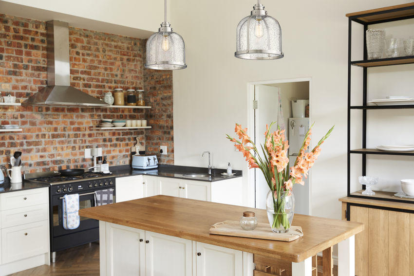 Z-Lite Burren 12" 1-Light Brushed Nickel Pendant Light With Clear Seedy Glass Shade