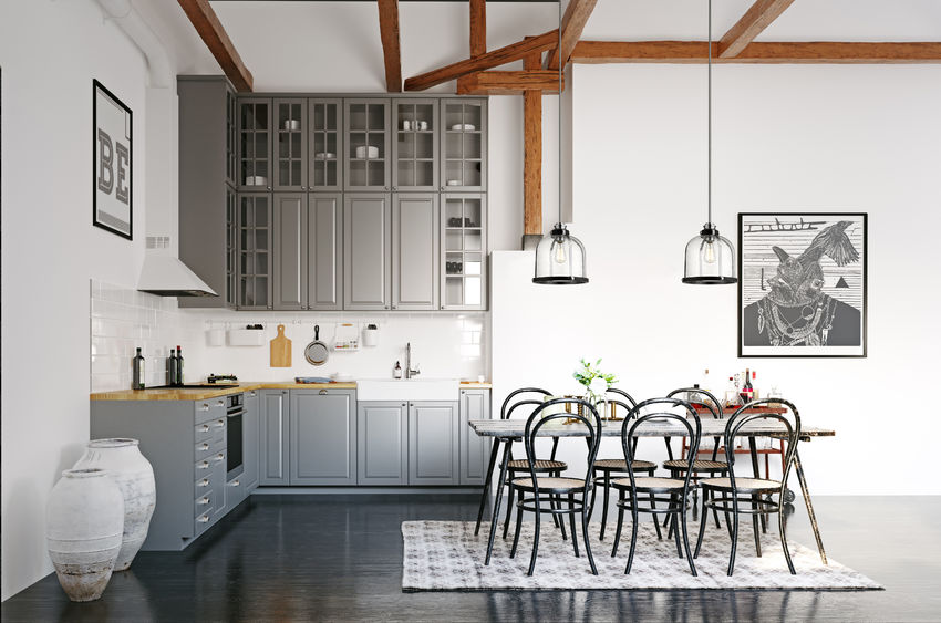 Z-Lite Burren 12" 1-Light Matte Black and Chrome Pendant Light With Clear Seedy Glass Shade