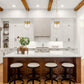 Z-Lite Calhoun 13" 1-Light Heritage Brass and Clear Seedy Glass Shade Pendant Light