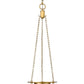 Z-Lite Calhoun 9" 1-Light Heritage Brass and White Opal Glass Shade Pendant Light