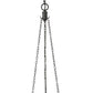 Z-Lite Calhoun 9" 1-Light Matte Black and White Opal Glass Shade Pendant Light