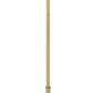 Z-Lite Calliope 5" 1-Light Foundry Brass Mini Pendant Light With Clear Glass Shade